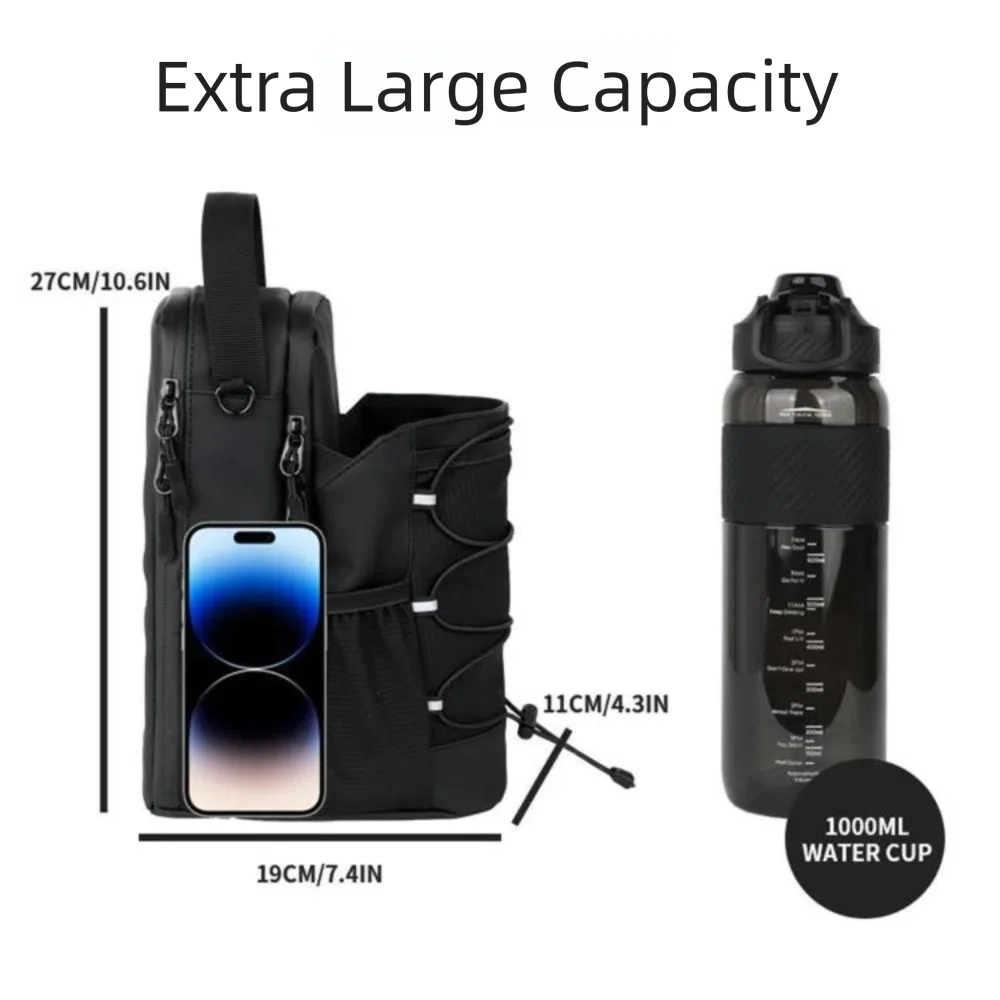 Magnetic Water Bottle Sling Bag